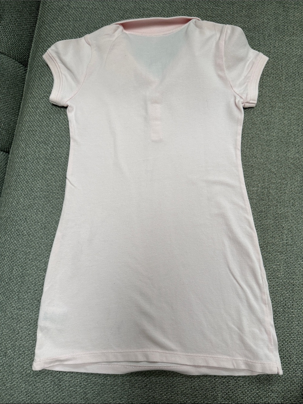 BOSS Girls Pale Pink Polo Dress - Picture 9 of 11